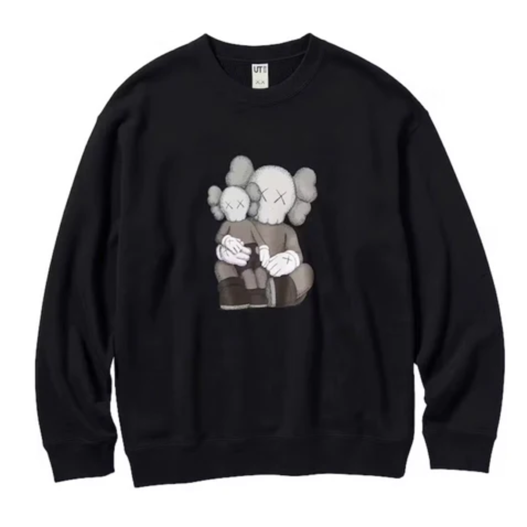 KAWS x Uniqlo Black Longsleeve Sweatshirt