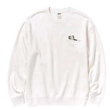 KAWS x Uniqlo White Longsleeve Sweatshirt