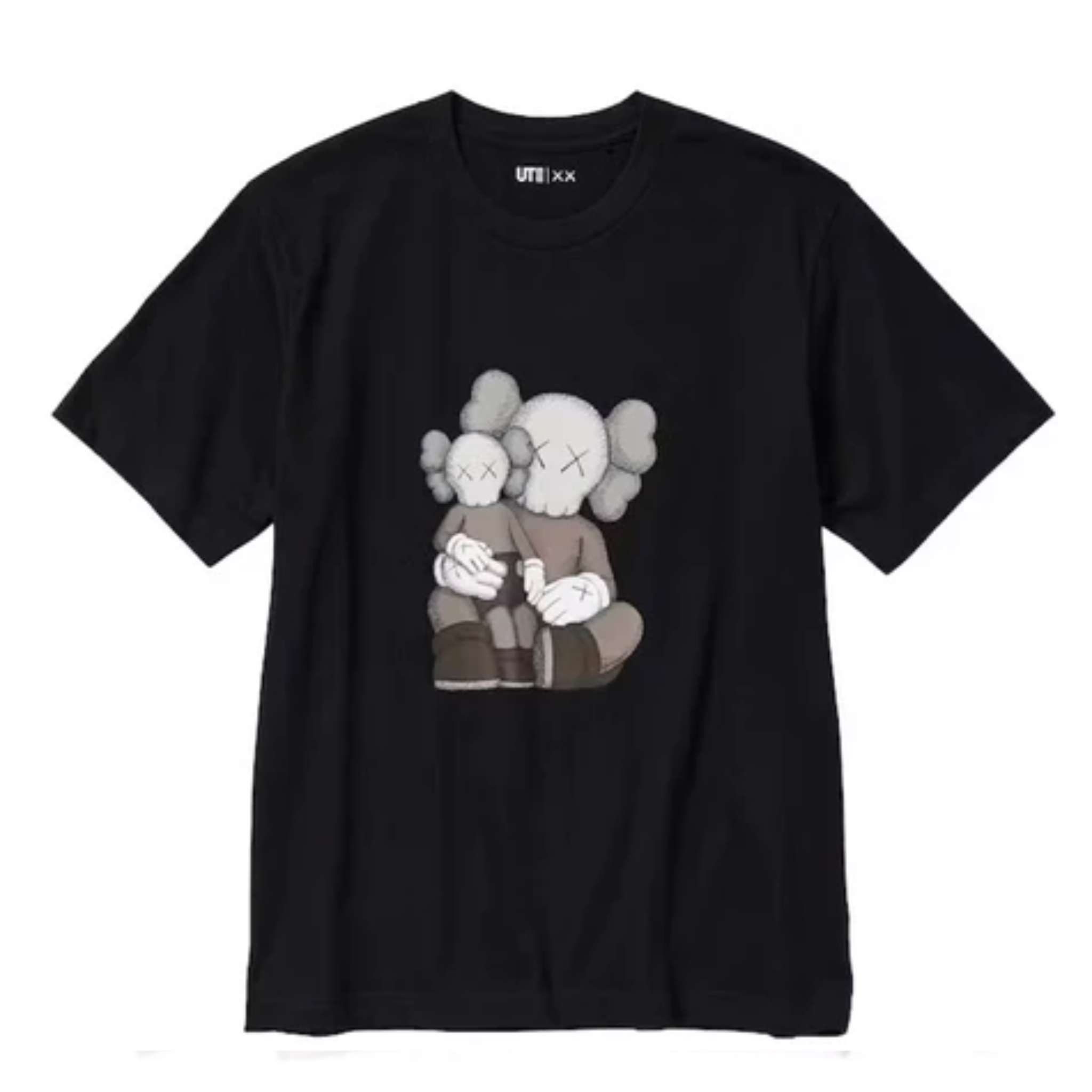 KAWS x Uniqlo UT Black Short Sleeve Graphic T-shirt