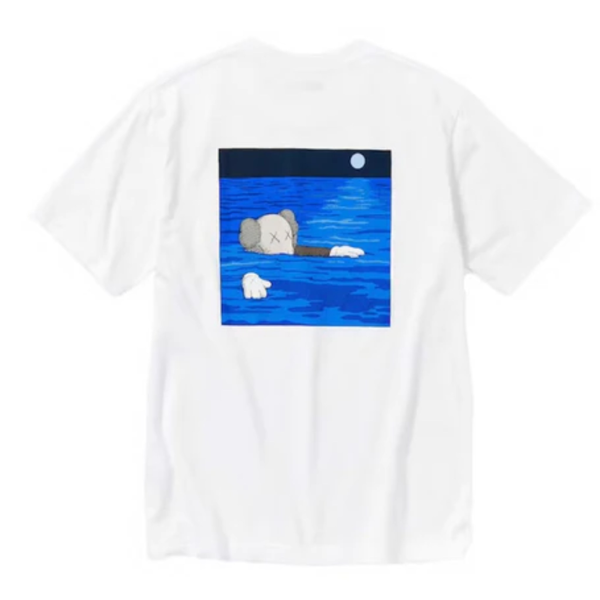 KAWS x Uniqlo UT White Short Sleeve Graphic T-shirt